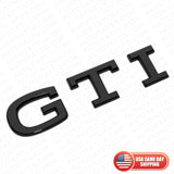 2020+ Universal MK8 Sport Rear Trunk Lid Emblem Nameplate Badge Blackout
