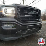 14-19 GMC Sierra Front Grille Letter Logo Emblem Adhesive Nameplate HD Black