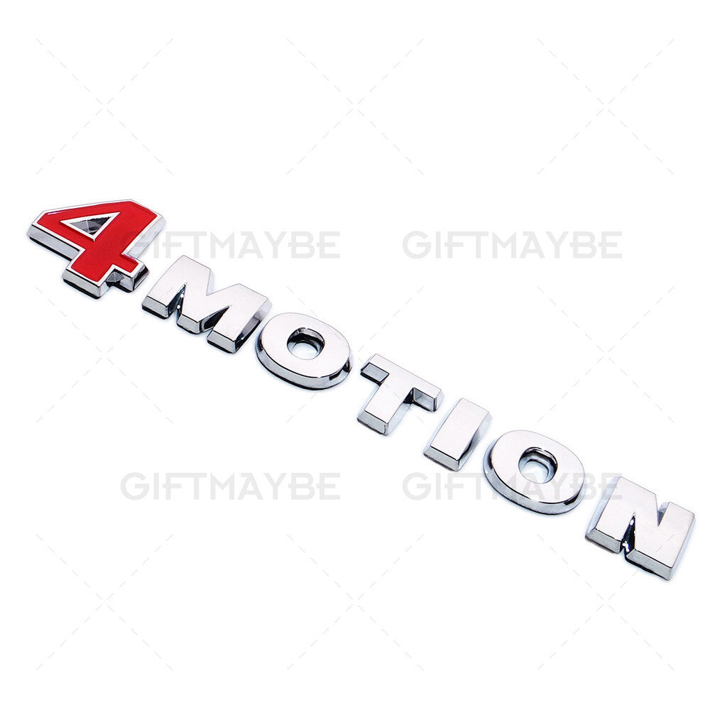 Volkswagen 4Motion Trunk Deck Lid Rear Liftgate Badge Sport Letter Emblem For VW