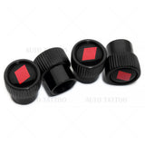 For Audi Sport Roundel Car SUV Wheels Tire Air Valve Caps Stem Dust Logo Cover