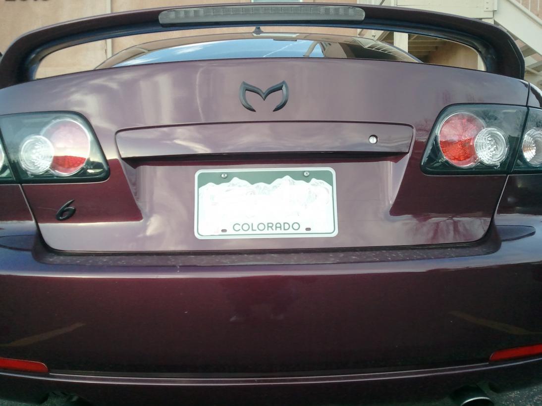 Universal Mazda 3D ABS Gloss Black Bat Batman Style Logo Emblem Badge Sticker