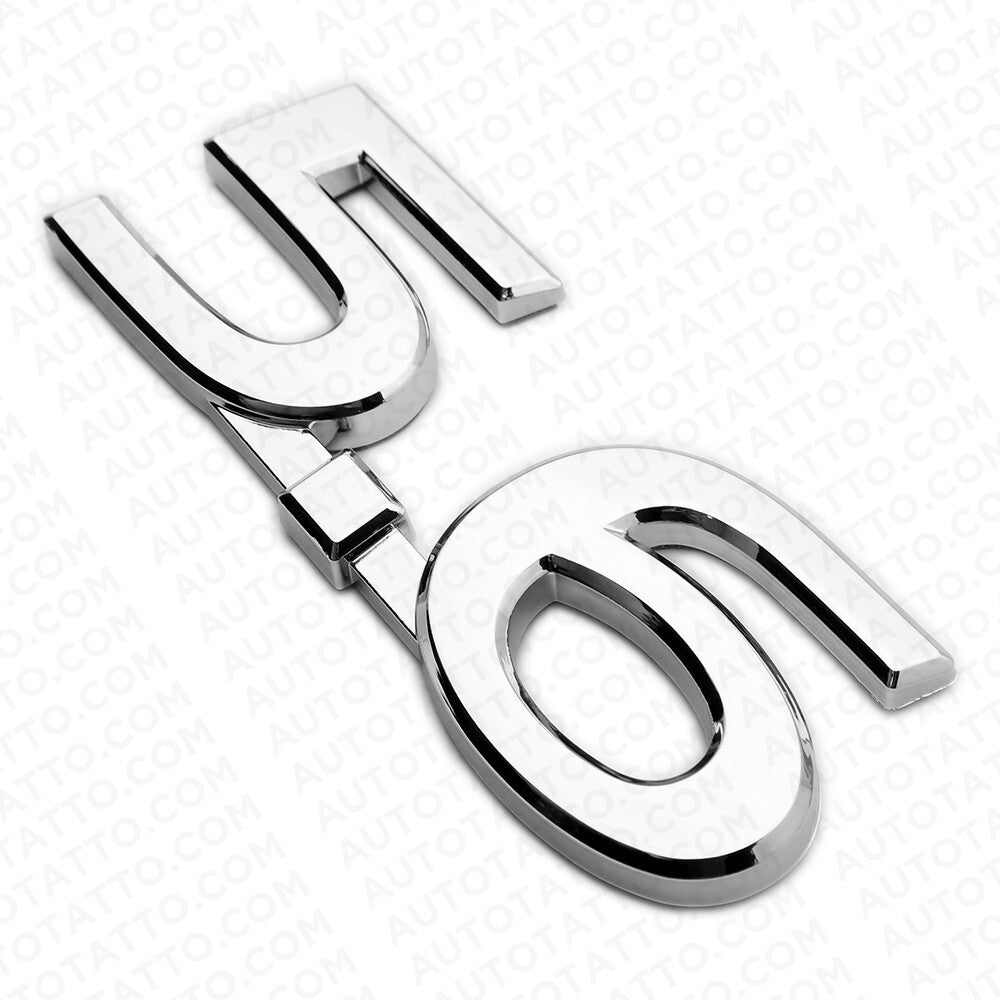 Infiniti 5.6 Left or Right Fender Marker Badge Emblem Nameplate ABS - Chrome