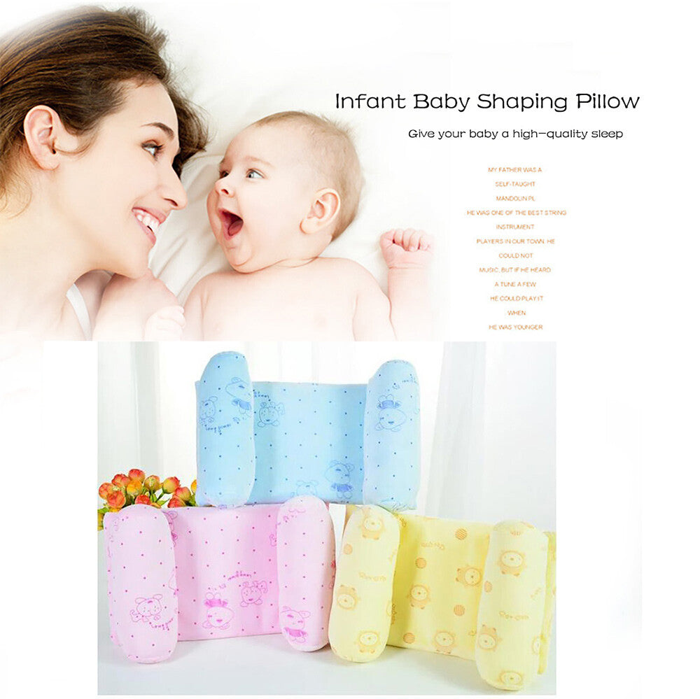Baby Head Shaping Pillow Baby Flat Head Pillow for Newborns Baby Sleep Pillows