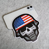 USA Skeleton American Soldier Sticker Decal Home Car Truck Door Window Decorate