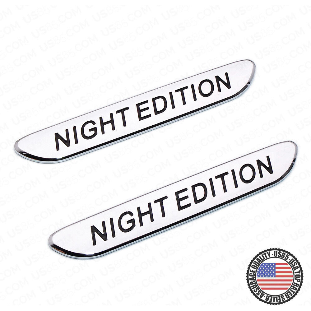 Fashion ABS 2x Edition/ Edition 1/ Night Edition Car Decal Badge Emblem Sticker