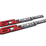 For 23-24-25 Super-Duty F-250 350 450 6.7L Power Stroke Diesel Door Emblem