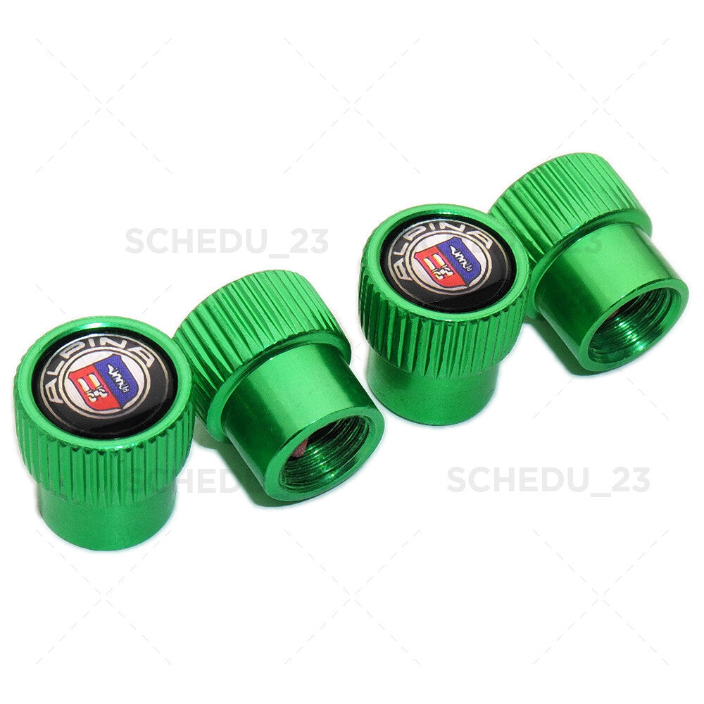 Alpina Roundel Style Car Wheel Tire Air Valve Cap Stem Dust Cover Sport  /M