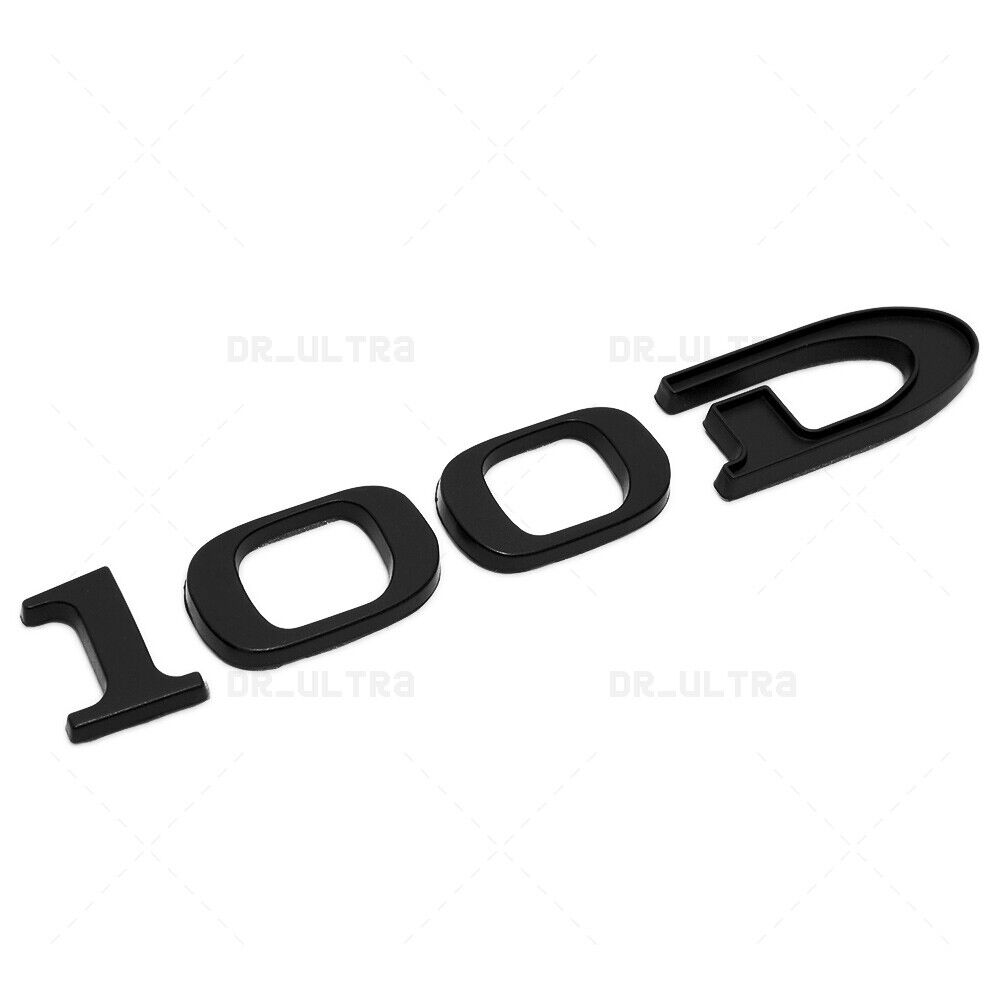 Tesla Rear Liftgate Lid Model 100D Nameplate Logo Badge Emblem Sport Matte Black