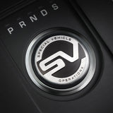 Aluminum Alloy Central Control Knob SV Special Vehicle Operation Decal Sticker