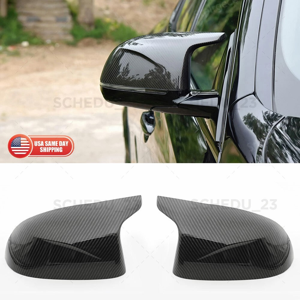 M Carbon Fiber Style Mirror Cover Cap For BMW X3 X4 X5 X6 X7 G01 G02 G03 G05 G06