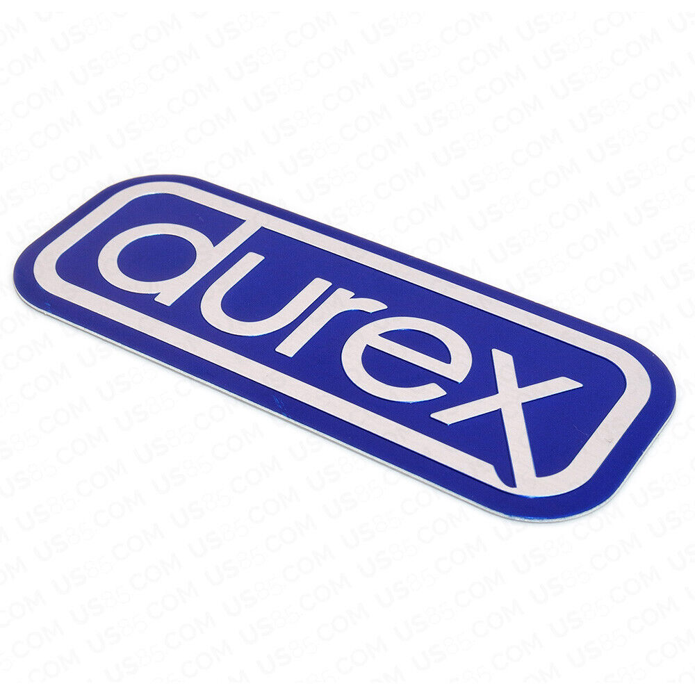 Universal Fashion Aluminum Alloy Durex Car Decal Sticker for Auto Decoration
