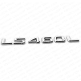 For Lexus Rear Turnk Lid OEM Chrome LS 460L Letter Logo Badge Emblem Car Replace