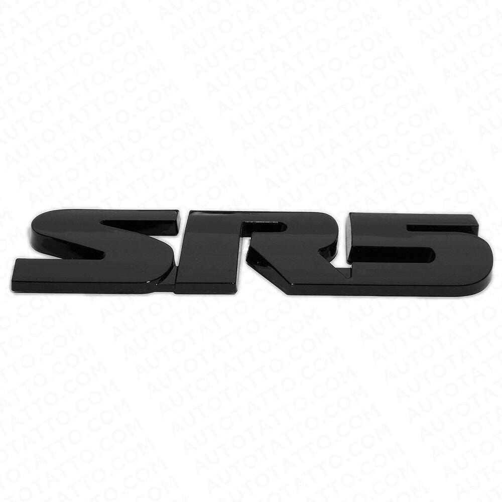 Gloss Black Tacoma 4 Runner TRD Pro SR5 Emblem Side Rear Door Tailgate Badge
