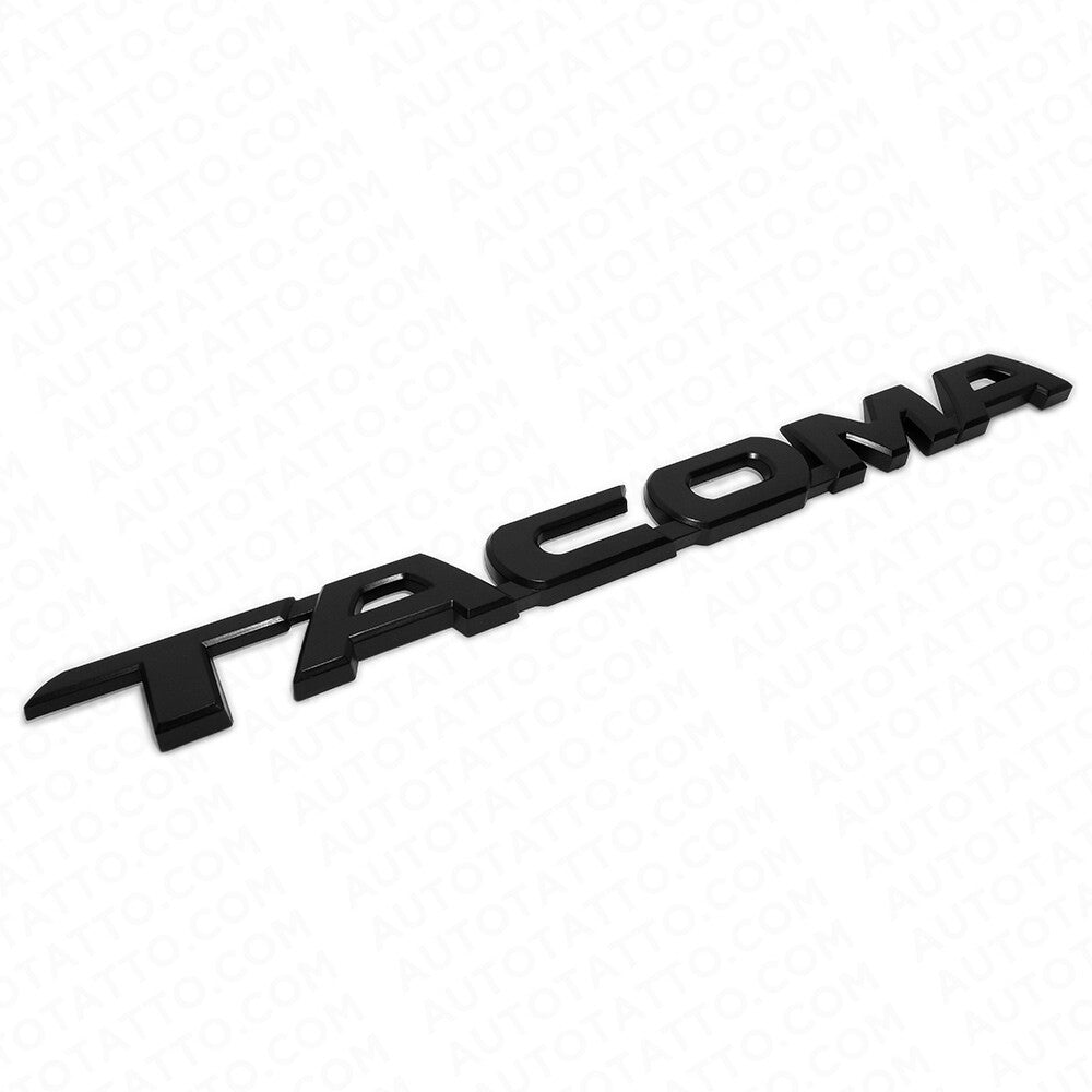 05-16 Black Toyota Tacoma Letter TRD Pro SR5 Emblem Side Door Logo Badge Sport