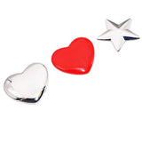 Universal 3D Fashion Metal Heart and Stars Car Decal Sticker for Auto Decoration