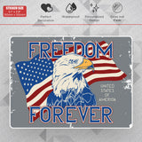 Freedom Forever USA American Eagle Sticker Decal Office Car Door Window Decorate