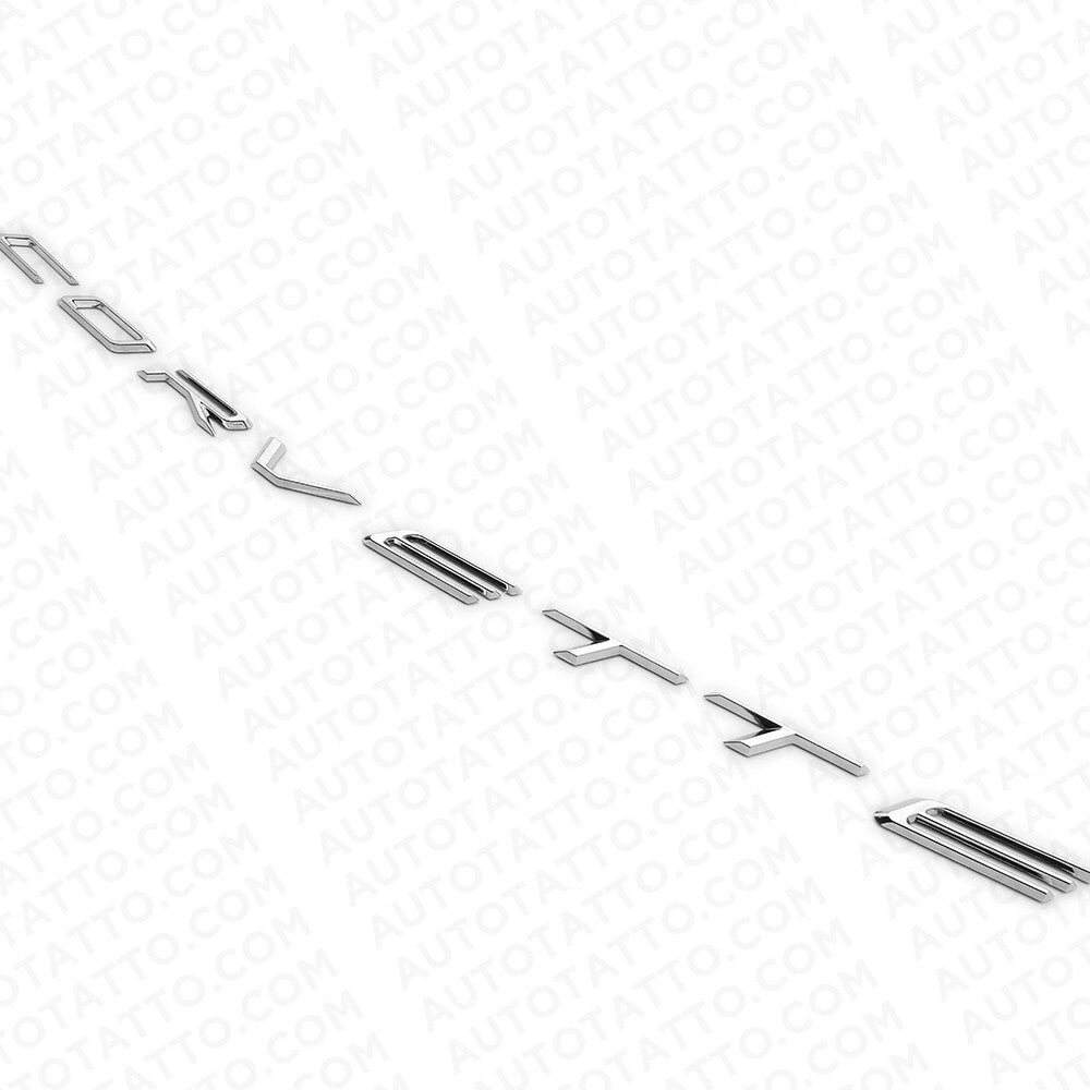 20-25 Chevrolet C8 Rear Bumper Corvette Letter Badge Nameplate Emblem Chrome