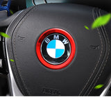 Red Steering Wheel Logo Emblem Ring Cover For BMW 1 3 4 5 7 Series X1 X3 X5 X6