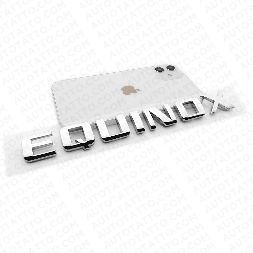 17-24 Chevy Equinox Liftgate Nameplate Letter Logo Badge Emblem Chrome