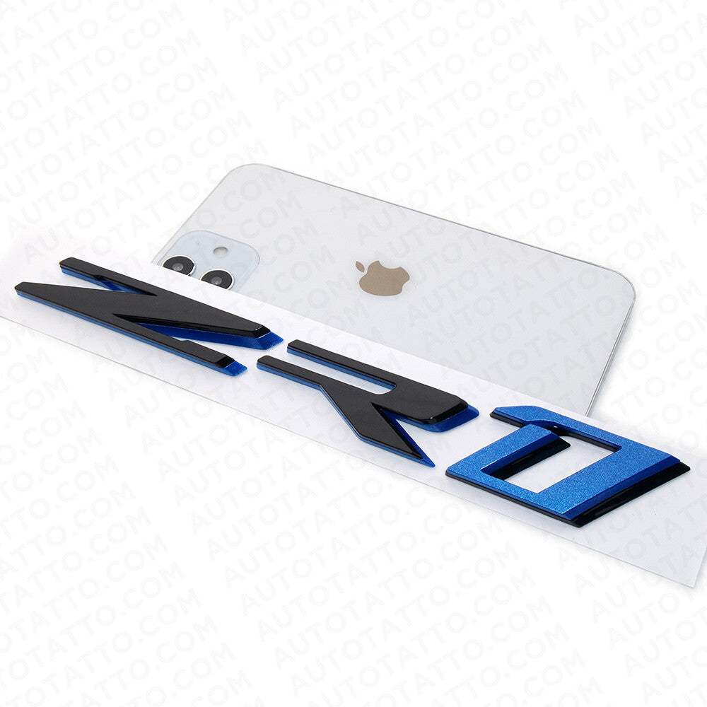 Chevy Corvette ZR1 Hood Rear Bumper Nameplate Logo Sport Emblem Black Blue