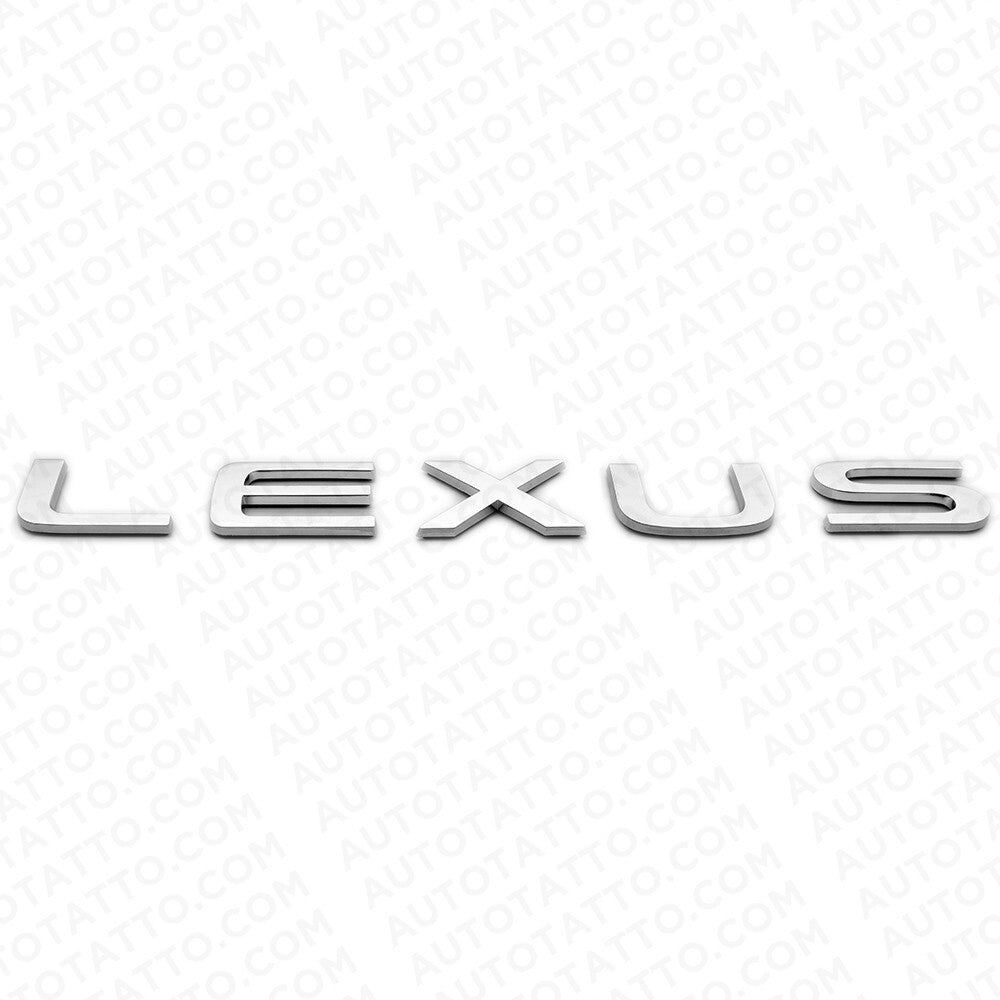 2022+ Lexus NX Liftgate Letter Logo Badge 3D Emblem Car Decorate OEM Chrome