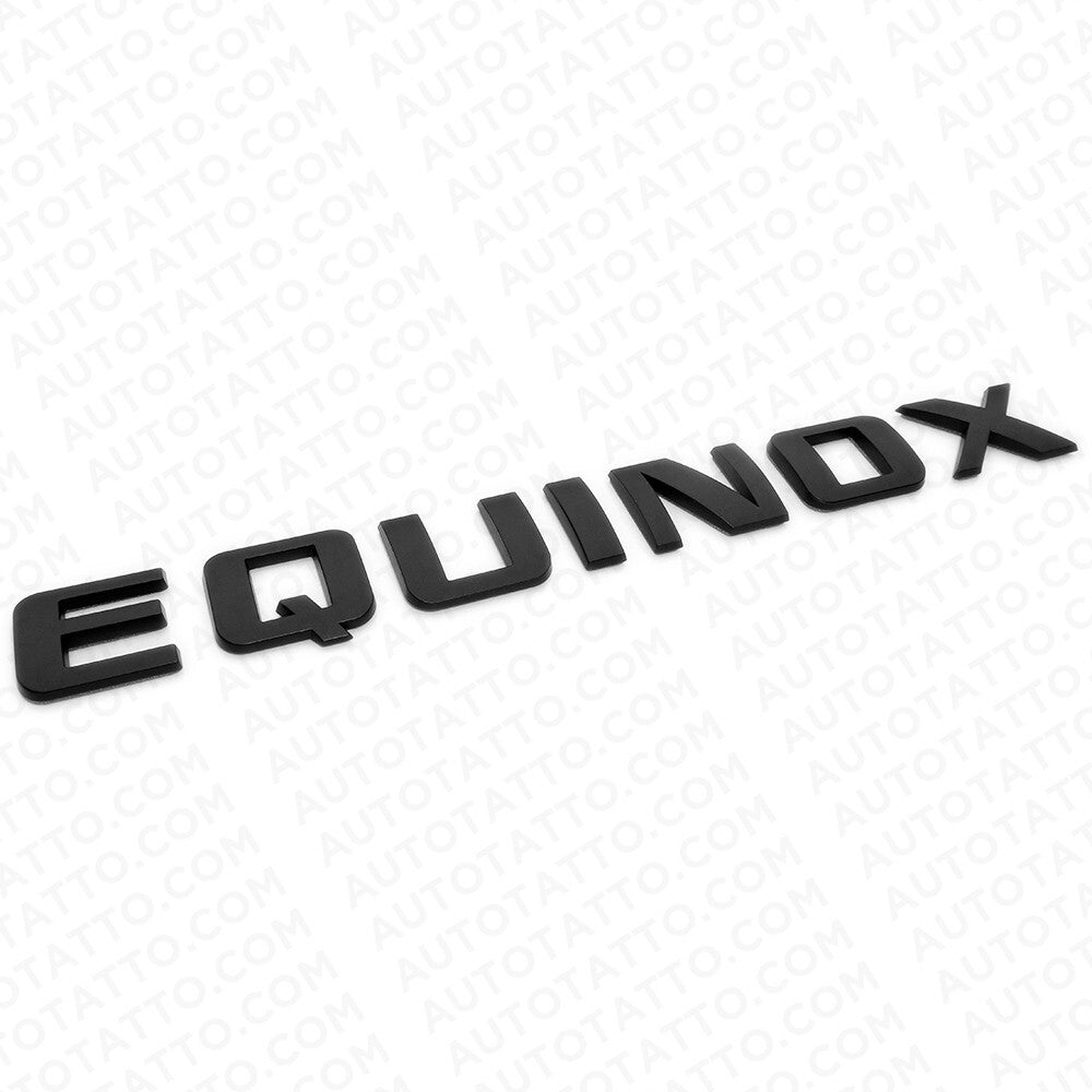 17-24 Chevy Equinox Liftgate Nameplate Letter Logo Badge Emblem Matte Black