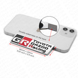 GR Toyota Gazoo Racing Fender Trunk Nameplate Emblem Badge Logo Sport Chrome
