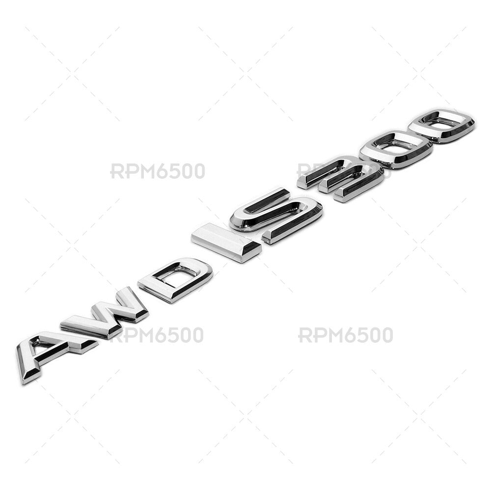 For Lexus Trunk OEM Chrome AWD IS 300 Letter Badge Emblem Car Replace F-Sport