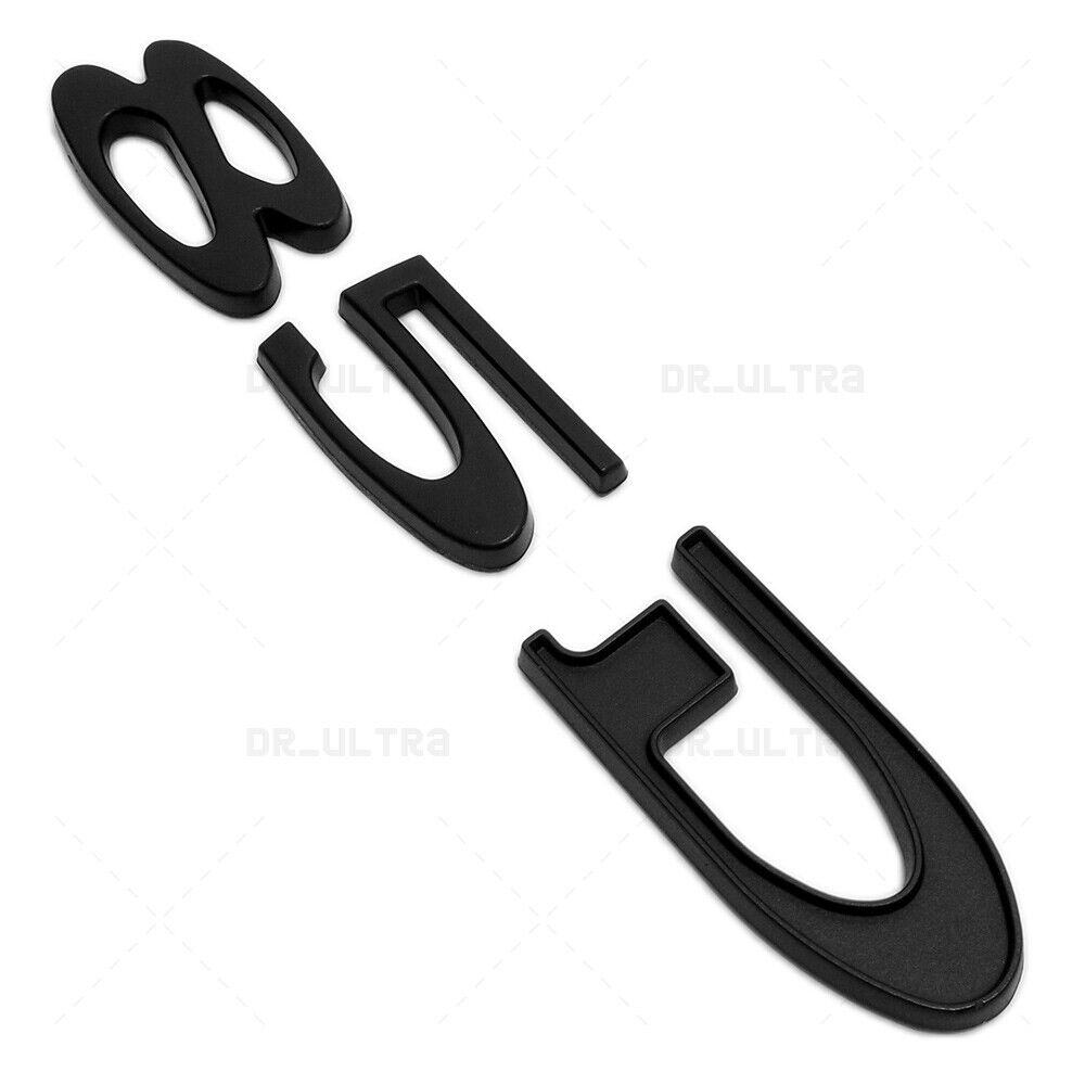 Tesla Rear Liftgate Lid Model 85D Nameplate Logo Badge Emblem Sport Matte Black