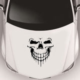 Skull Car Hood Decal Vinyl Large Graphic Sticker SUV Truck Decorate Sport Black