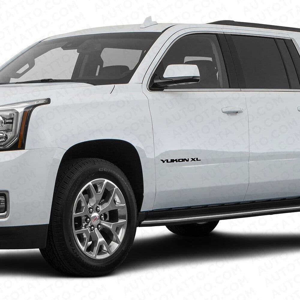 GMC YUKON XL Liftgate / Door Letter Nameplate Emblem SUV HD Badge Gloss Black