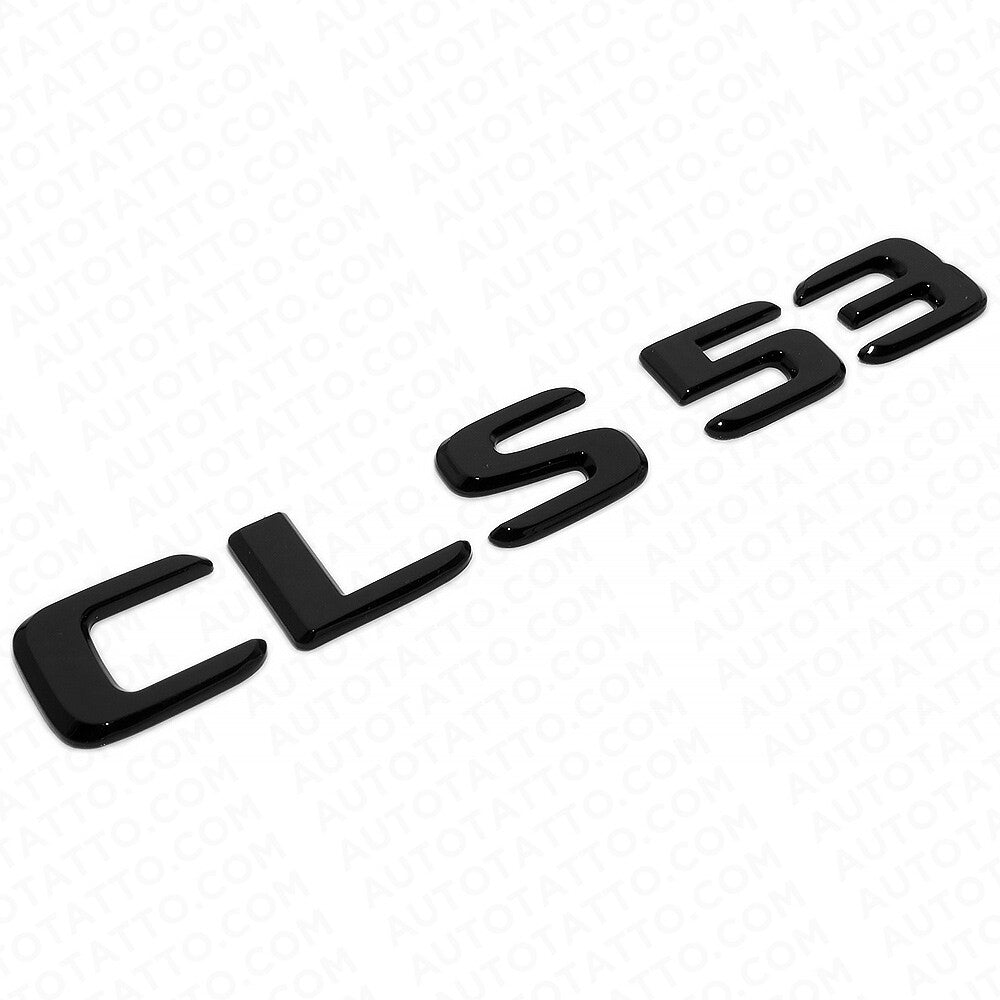 19-21 Mercedes-Benz CLS 53 CLS53 Letter Emblem Trunk Badge AMG Sport Gloss Black