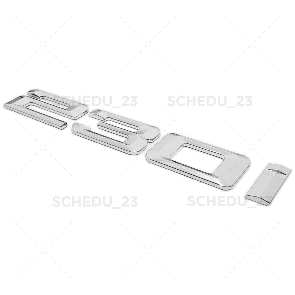 17-21 BMW 230i Trunk Lid Letter Emblem Badge M Power Performance Sport Chrome