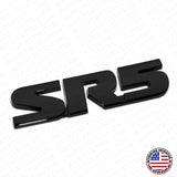 Gloss Black Tacoma 4 Runner TRD Pro SR5 Emblem Side Rear Door Tailgate Badge