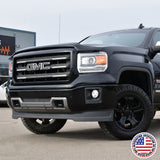 14-19 GMC Sierra Front Grille Letter Logo Emblem Adhesive Nameplate HD OEM Black