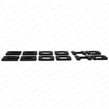 2x Chevy Silverado 2500 HD Fender Nameplates Letter 3D Emblem Z71 Matte Black