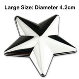 Universal 3D Fashion Metal Heart and Stars Car Decal Sticker for Auto Decoration