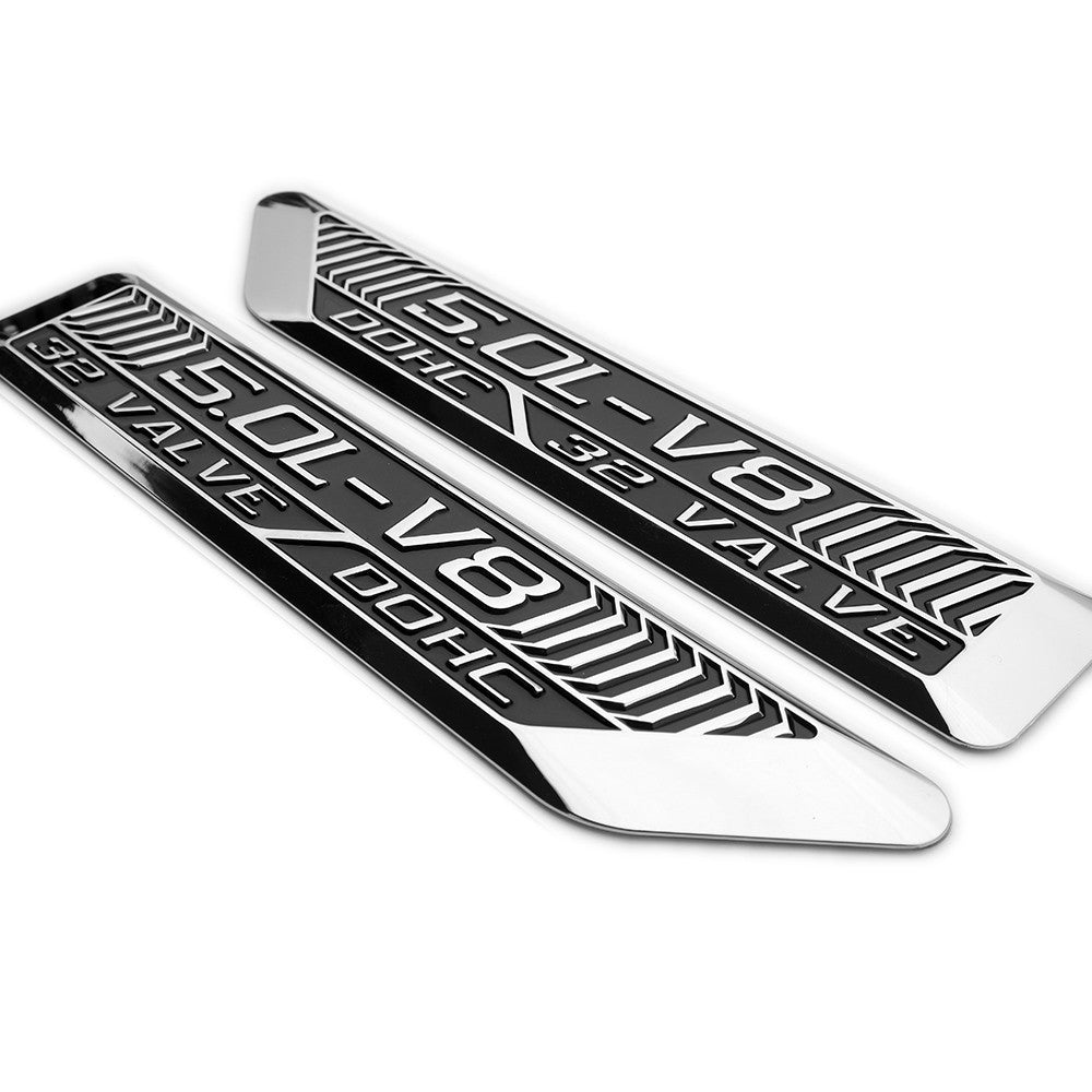 5.0L-V8 32 Valve DOHC Premium Custom Emblem S550 Coyote Soler Performance Badge