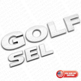 2015-2021 Volkswagen Rear Liftgate Golf SEL Nameplate Emblem Badge Chrome