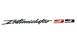 3Pc Intimidator SS Emblem 3D Nameplate Letters Badge 88980874 Black Red