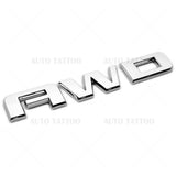 10-20 GMC Acadia Terrain Liftgate AWD Letter Emblem Badge Nameplate OEM Chrome