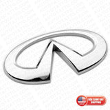 17-22 Infiniti Q60 Rear Luggage Lid Nameplate Emblem Badge Logo Chrome