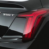 For Cadillac CT4 CT5 XT4 XT5 Rear Turnk 350 T Nameplate Badge Logo Emblem Silver