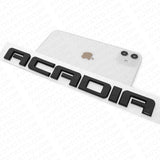 3pcs GMC Acadia Front Door or Rear Liftgate Nameplate Logo Emblem Gloss Black