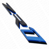 Chevy Corvette ZR1 Hood Rear Bumper Nameplate Logo Sport Emblem Black Blue