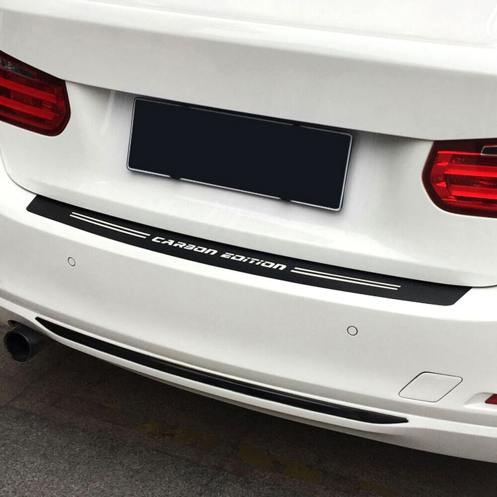 Universal Carbon Fiber Film Car Trunk Bumper Scratch Protection Guard Sticker