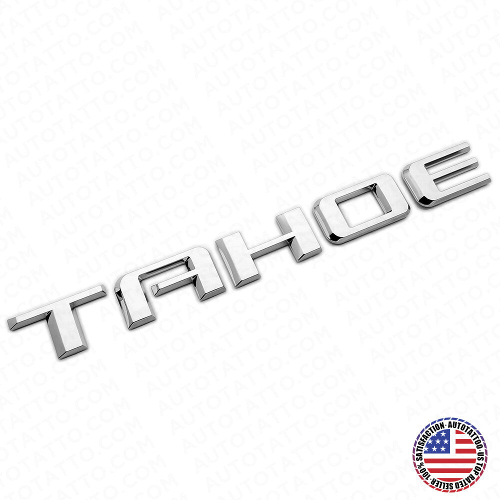2021+ Chevy Tahoe Liftgate Nameplate Badge Letter Logo Emblem RST OEM Chrome