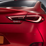 Infiniti Q60S Rear Trunk Logo Letter Badge Emblem Nameplate Sport Silver Chrome