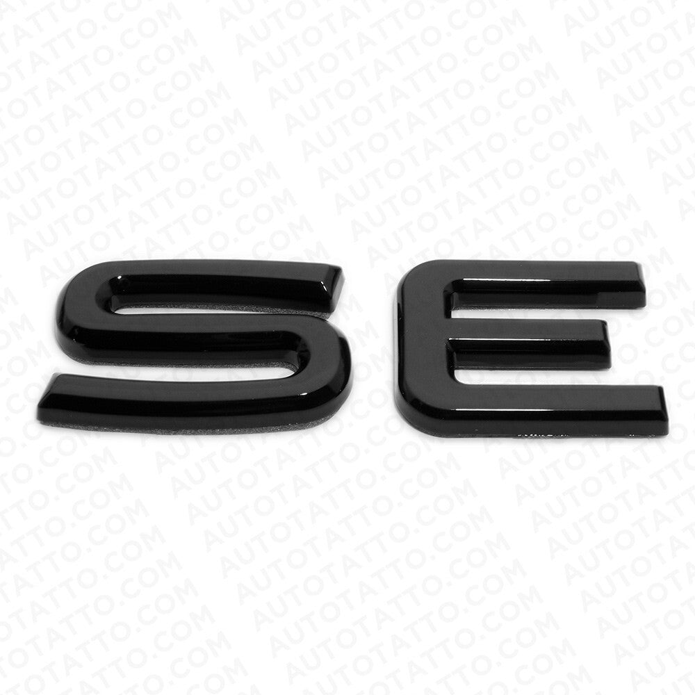 22-24 VW SE Rear Liftgate Hatch Lid Letter Nmaeplate Badge Emblem Gloss Black