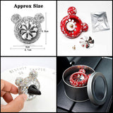 Crystal Bling Diamond Fragrance Mickey Fan Car Air Fresher Vent Perfume Clip